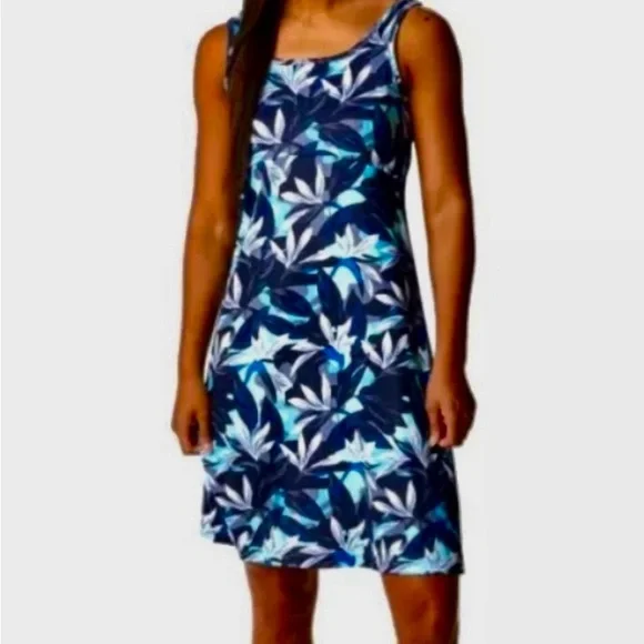 Columbia PFG Women’s Freezer III Tank Dress Atoll Hidden Paradise Sz XXL - Picture 3 of 3